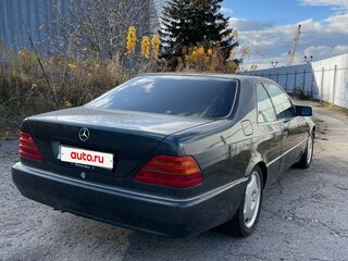 1995 Mercedes-Benz CL-Класс 600 I (C140), чёрный, 1590000 рублей, вид 4