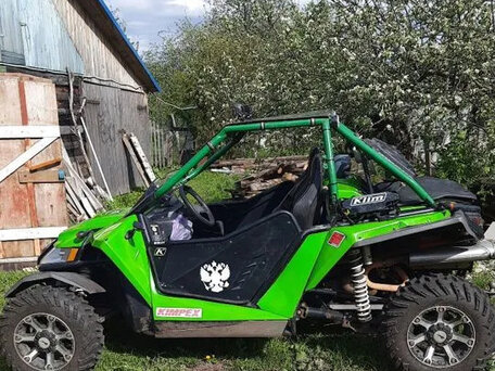 2012 Arctic Cat Wildcat, зелёный, 1250000 рублей, вид 4