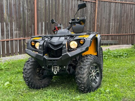 2016 Stels ATV-600YL Леопард, жёлтый, 469990 рублей, вид 1