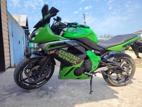 2012 Kawasaki Ninja 400, зелёный, 370000 рублей, вид 2