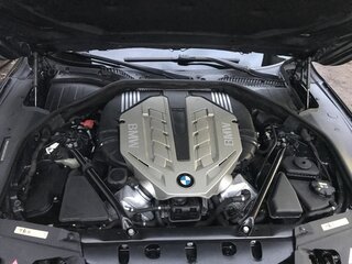 2008 BMW 7 серии Long 750Li V (F01/F02/F04), чёрный, 1600000 рублей, вид 4