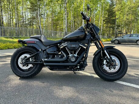 2018 Harley-Davidson Fat Bob, чёрный, 1690000 рублей, вид 4