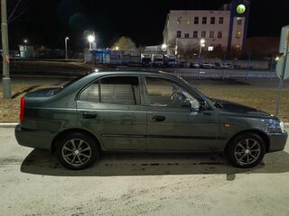 2008 Hyundai Accent ТагАЗ II, серый, 430000 рублей, вид 2