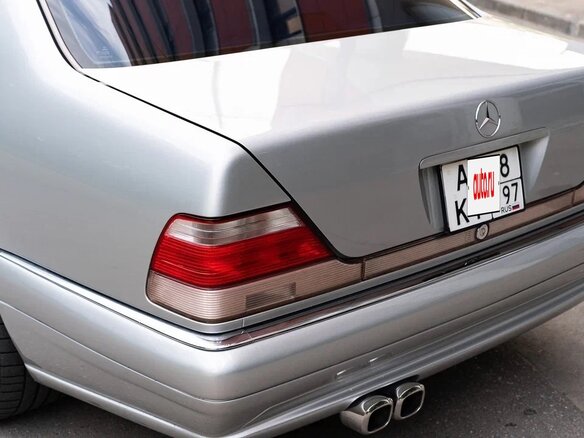 1997 Mercedes-Benz S-Класс 500 Long III (W140) Рестайлинг, серебристый, 4800000 рублей - вид 12