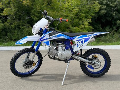2024 Kayo Basic TT125EM, синий, 84900 рублей, вид 2