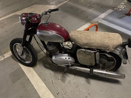 1960 Jawa 350/360, красный, 250000 рублей, вид 2