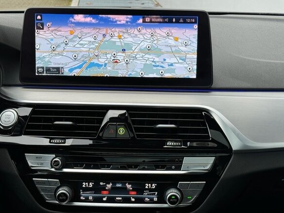 2020 BMW 5 серии 540i xDrive VII (G30/G31/G38) Рестайлинг, чёрный, 5490000 рублей - вид 11