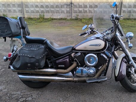 2000 Yamaha XVS1100, пурпурный, 535000 рублей, вид 5