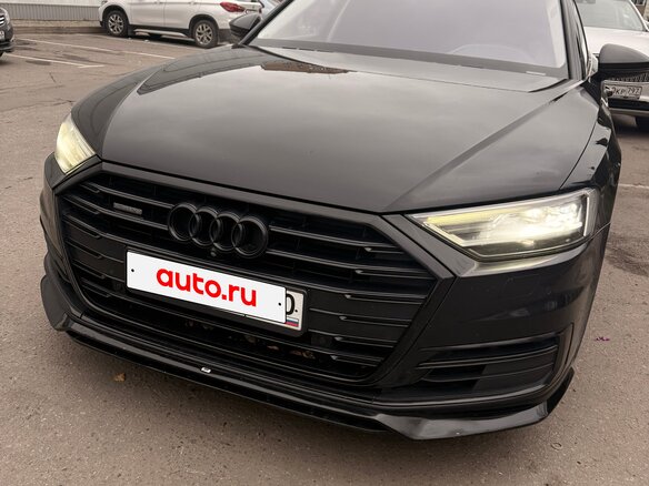 2018 Audi A8 Long 55 TFSI IV (D5), чёрный, 3900000 рублей - вид 1