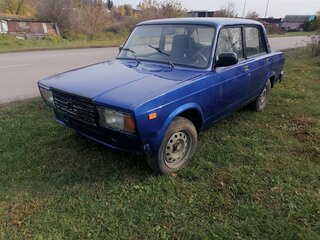 2005 Lada (ВАЗ) 2107, синий, 120000 рублей, вид 3