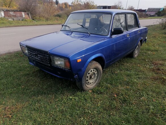 2005 Lada (ВАЗ) 2107, синий, 120000 рублей - вид 2