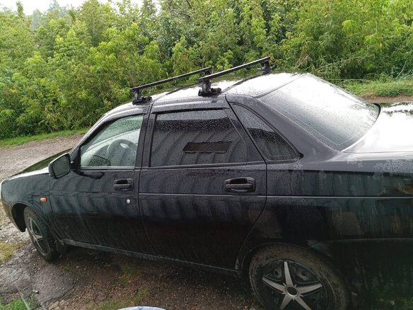 2011 Lada (ВАЗ) Priora I, чёрный, 400000 рублей - вид 5