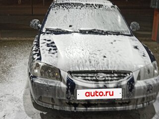 2008 Hyundai Accent ТагАЗ II, синий, 350000 рублей, вид 2