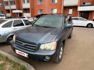 2002 Toyota Highlander I (XU20), синий, 800000 рублей, вид 1