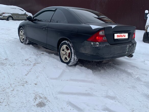 2003 Honda Civic VII Рестайлинг, чёрный, 400000 рублей - вид 11