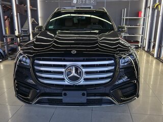 2024 Mercedes-Benz GLS 450 II (X167) Рестайлинг, чёрный, 9999999 рублей, вид 2