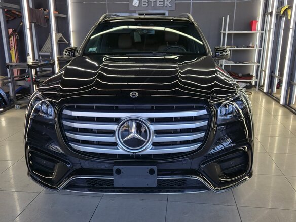 2024 Mercedes-Benz GLS 450 II (X167) Рестайлинг, чёрный - вид 2