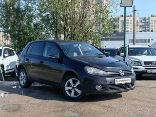 2009 Volkswagen Golf VI, чёрный, 284900 рублей, вид 3