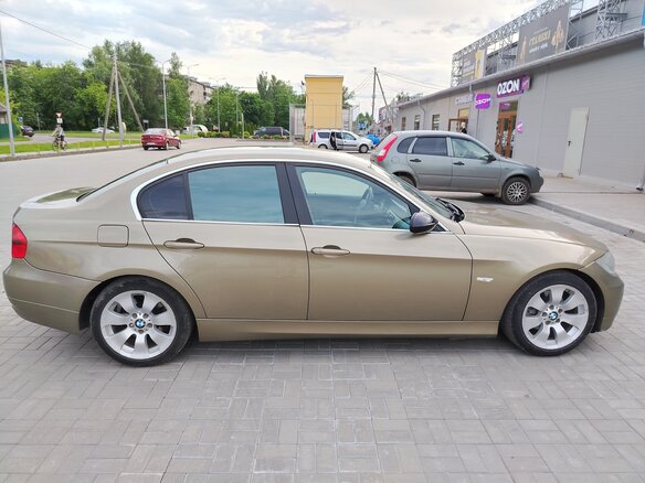 2006 BMW 3 серии 325i V (E90/E91/E92/E93), коричневый, 860000 рублей - вид 3