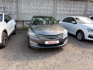 2014 Hyundai Solaris I Рестайлинг, серый, 950000 рублей, вид 2