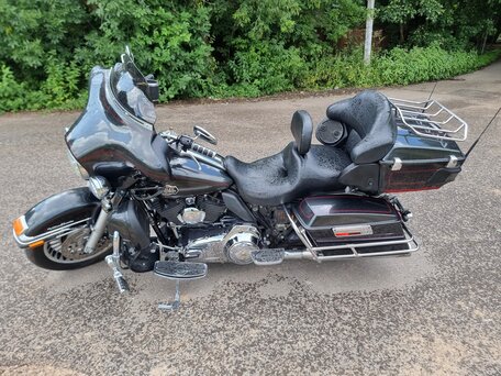 2009 Harley-Davidson Electra Glide, чёрный, 1200000 рублей, вид 3