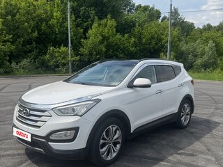 2014 Hyundai Santa Fe III, белый, 1680000 рублей, вид 2