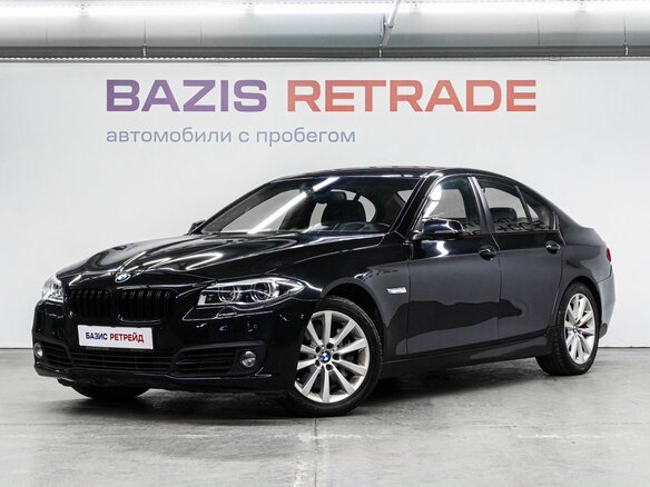 2013 BMW 5 серии 535i xDrive VI (F10/F11/F07) Рестайлинг, чёрный, 2299000 рублей