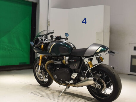 2022 Triumph Thruxton, зелёный, 1200000 рублей, вид 5