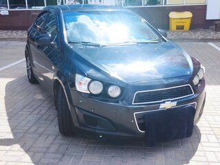 2014 Chevrolet Aveo II, чёрный, 665000 рублей, вид 4