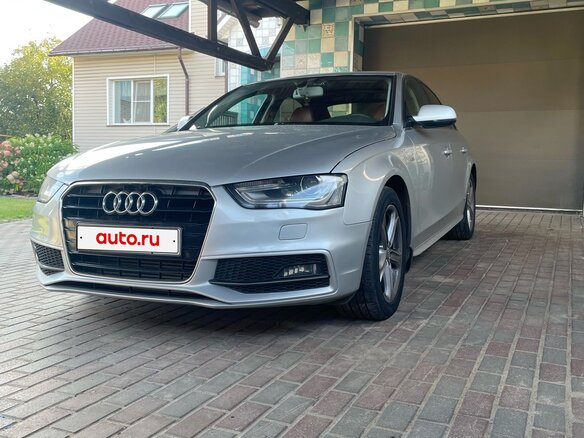 2013 Audi A4 IV (B8) Рестайлинг, серебристый - вид 1