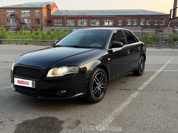 2007 Audi A4 III (B7), чёрный - вид 7