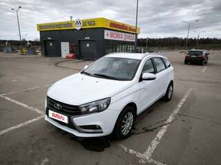 2017 Lada (ВАЗ) Vesta SW I, белый, 820000 рублей, вид 1