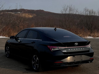 2022 Hyundai Elantra VII (CN7), чёрный, 1400000 рублей, вид 2