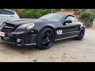 2001 Mercedes-Benz SL-Класс 500 5-speed V (R230), чёрный, 3500000 рублей, вид 1