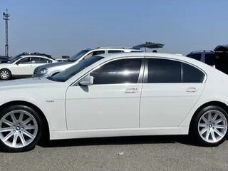 2006 BMW 7 серии 750i IV (E65/E66) Рестайлинг, белый, 1050000 рублей, вид 3