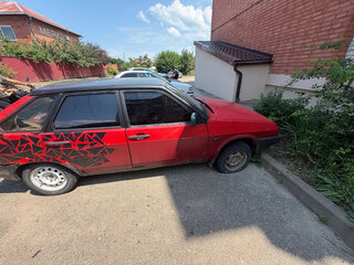 1995 Lada (ВАЗ) 2109, пурпурный, 35000 рублей, вид 2