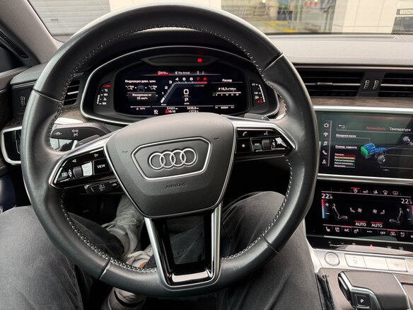 2020 Audi A7 55 TFSI II (4K), синий, 5660000 рублей - вид 10