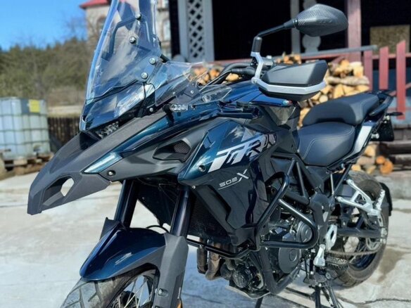 2022 Benelli TRK 502 X, чёрный, 465000 рублей - вид 1