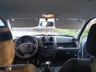 2012 Lada (ВАЗ) Granta I, серебристый, 450000 рублей, вид 3