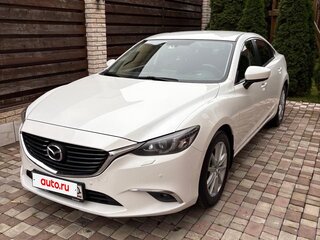 2017 Mazda 6 III (GJ) Рестайлинг, белый, 1600000 рублей, вид 2