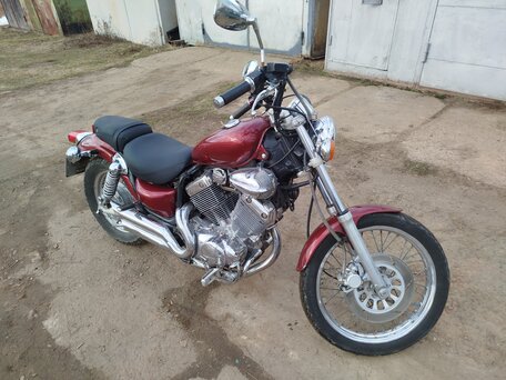 1993 Yamaha XV400 Virago, пурпурный, 255000 рублей, вид 5