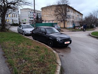 2012 Lada (ВАЗ) Priora I, чёрный, 390000 рублей, вид 1