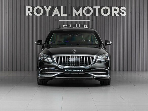 2018 Mercedes-Benz Maybach S-Класс S650 Guard I (X222) Рестайлинг, чёрный - вид 1
