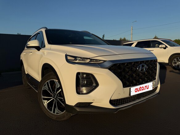 2018 Hyundai Santa Fe IV, белый - вид 2