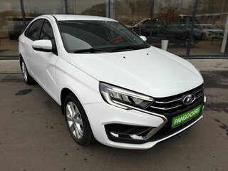 2024 Lada (ВАЗ) Vesta I Рестайлинг (NG), белый, 1430000 рублей, вид 3