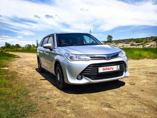 2016 Toyota Corolla Fielder XI (E160, E170, E180) Рестайлинг 1, серый, 1100000 рублей, вид 1