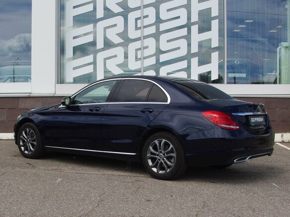 2017 Mercedes-Benz C-Класс 180 9G-TRONIC IV (W205), синий - вид 1