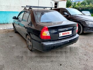 2006 Hyundai Accent ТагАЗ II, чёрный, 400000 рублей, вид 3