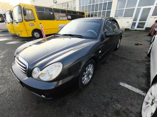 2004 Hyundai Sonata ТагАЗ IV (EF) Рестайлинг, чёрный, 450000 рублей, вид 3