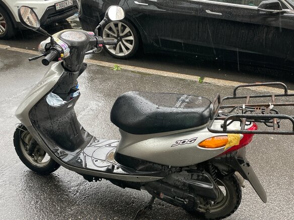 2015 Yamaha Jog, серебристый, 70000 рублей - вид 3
